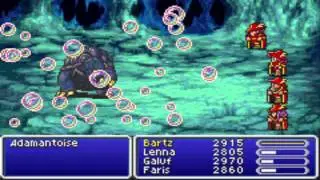 Final Fantasy V Advance - Eleventh Boss Battle vs Adamantoise