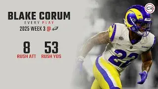 Blake Corum Week 3 Highlights | Every Run vs Eagles