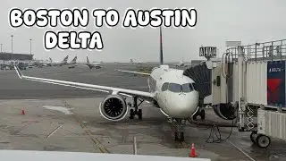 Delta Airlines Flight Boston to Austin on the A220-300 || Flight Report
