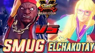 SFV AE 💥 Smug (Balrog) VS  ElChakotay (R.Mika) Street Fighter V Arcade Edition Season 4