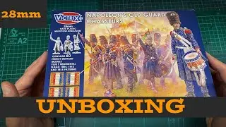 Victrix Unboxing and Building Napoleon’s Old Guard Chasseurs 28mm plastic miniatures Waterloo 1815.