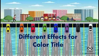 Different Effects for Color Title