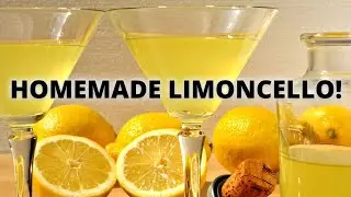 Make The Best LIMONCELLO Recipe at Home  | #buzzwithyourcuz
