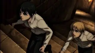 Mikasa and Armin talk about Eren&rsquo;s Intentions - Attack On Titan Episode 77 (English Dub)