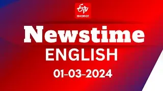 ETV Bharat Newstime 01-03-2024, PM Modi in West Bengal | Sandeshkhali | Bengaluru Blast | Gyanvapi