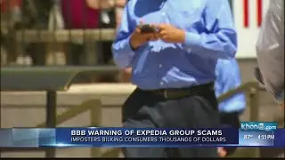BBB warns of an Expedia impostor scam