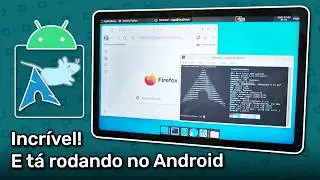 Este app transforma seu Android num PC Linux COMPLETO! 😱 - Local Desktop