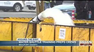 ENC firefighters test water shuttle knowledge and skills in Beaufort County