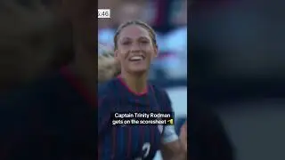 Trinity caps off a big week with a goal in her first game as USWNT captain 👊