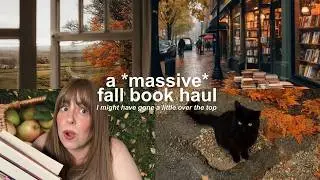 My Massive Fall Book Haul 2025 | All the Spooky and Cozy Books I Bought