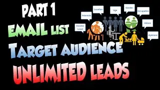 EMAIL MARKETING TARGET AUDIENCE EMAIL LIST COLLECT LEAD GENERATION PART 1