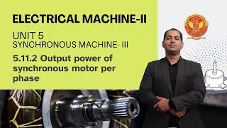 5.11.2 Output Power of synchronous motor per phase | EE501 |