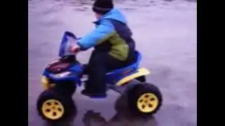 Kindercross, Driften auf Eis, Kinder Elektroquad, Eco Cross