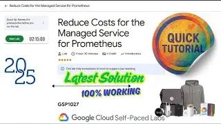 Reduce Costs for the Managed Service for Prometheus || GSP1027 || #qwiklabs #arcade #googlecloud