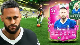 HE JUST KEEPS GETTING BETTER! 97 THE CROSSROADS EVOLUTION NEYMAR PLAYER REVIEW | FC 25 ULTIMATE TEAM