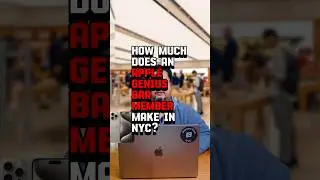 📱 How much does an Apple Genius make in NYC? #retailjobs #salary #salarytransparency #apple