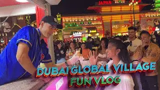 GLOBAL VILLAGE FUN VLOG | COOL STEPS DUBAI TOUR