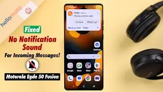Fix: No Notification Sound for Incoming Messages on Motorola Phone!