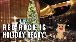 Пеший тур по отелю и казино Red Rock в рождественский сезон, декабрь 2025 г.