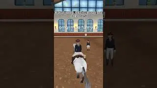 SILLY MOMENT WITH MY CLUB//#horse #dressage #sso #silly #starstableonline