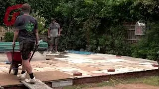 🌟Fossil Mint Sandstone Installation🌟