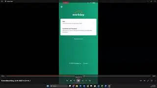 Workday Mobile Application Setup iOS