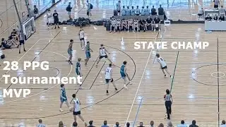 Indy Cotton CBSQ Tournament Highlights - Tournament MVP - 28 PPG in 8 min QTRS!