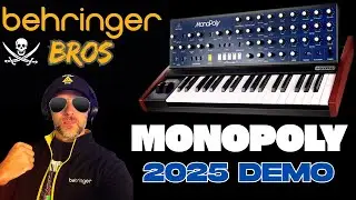 Behringer Monopoly всё ещё великолепен в 2025 году // Демо Behringer Bro | THAT SYNTH SHOW LIVE