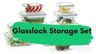 Unboxing of Glasslock 24-Piece Glass Food Storage Set