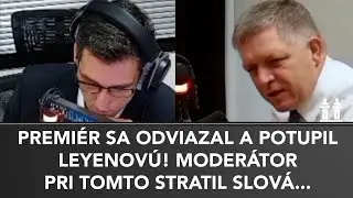 LEYENOV&Aacute; SA NA MŇA VŽDY VRHNE! FICO &scaron;okoval v priamom prenose, keď prehovoril o tomto....