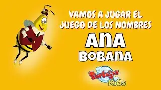 BURBUJAS KIDS - &iexcl;Canta y juega con Pistach&oacute;n Zig-Zag! 🐝 El juego de los nombres Ana Bobana 🍌