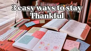 Daily Gratitude Made Easy 📝 3 Creative Journaling Ideas for Beginners ✝️ #booktok #biblestudy