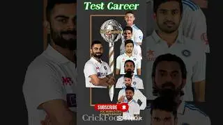 Virat Kohli vs India Test Squad Top 6 Batters 👑 | Test Career Comparison 🔥 #comparison #shorts