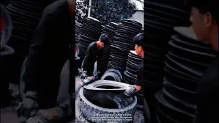 5-inch grinder tool for cutting truck tire sidewalls in recycling work