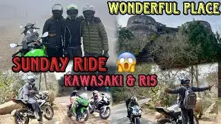 Sunday Ride 😍 Wonderful place ❤️ First Time Waterfall 😱 