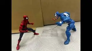 Dakota Young's stop motion Spiderman vs Venom