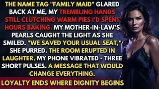 24. My Mother-In-Law Labeled Me 'Family Maid' At Thanksgiving &mdash; Then My Son Arrived With Legal Pap
