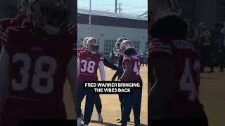 Fred Warner brought the energy back to practice ⚡️