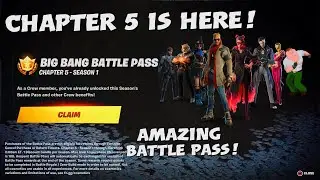The Big Bang Battle Pass is Awesome! || Fortnite Chapter 5 Season 1 Battle Pass Review