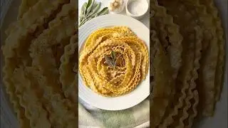 Sage Brown Butter Brie Pasta 🧀 Full Recipe In the Comments