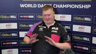 PDC Dart WM 2020: Ricky Evans nach 170er-Finish zum Match gegen Mark McGeeney