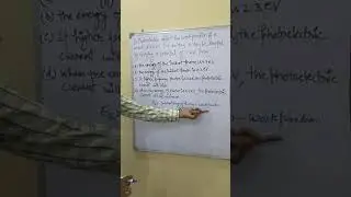 photoelectric effect (numerical session)