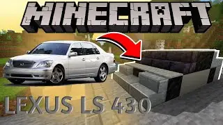 HOW TO MAKE A LEXUS LS 430 IN - MINECRAFT - TUTORIAL