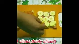 Super Easy Fruit Sandwich | Tasty  recipe in #Shorts by #FoodFunAndEtc