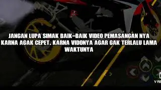 Kali ini saya akan meng sehare mod motor CBR