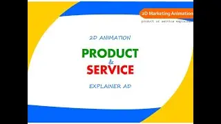 Product and service explanation animation a marketing advert in Adobe Animate