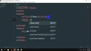 How to specify the character encoding for the HTML document