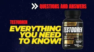 Testodren: EVERYTHING YOU NEED TO KNOW! Testodren | Is Testodren Safe? Primegenix Testodren Review
