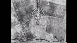 Troglodyte - Animation by Michael Atters Attree - 16mm Film Clip - 1986