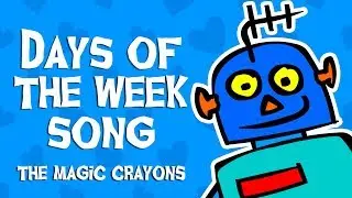 Fun Days Of The Week Song for Kindergarten ESL Students by The Magic Crayons #themagiccrayons